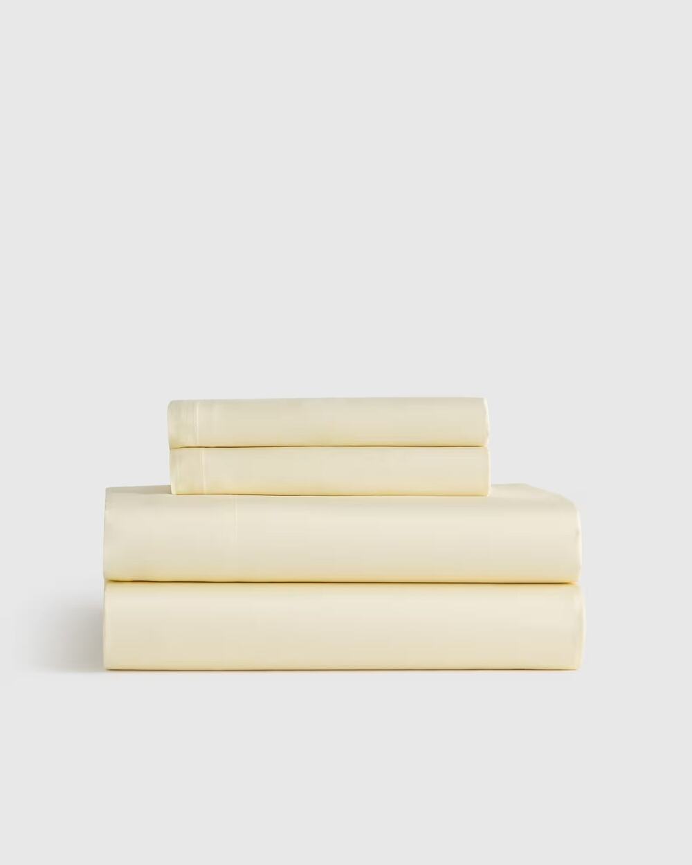 Quince Bamboo Sheet Set King Butter Yellow NWT